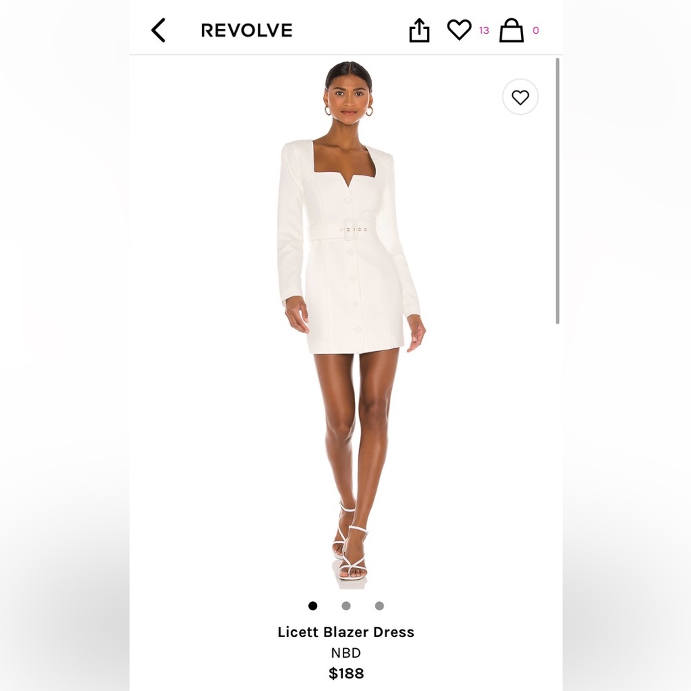 NBD Licett Blazer Dress purchased from Revolve